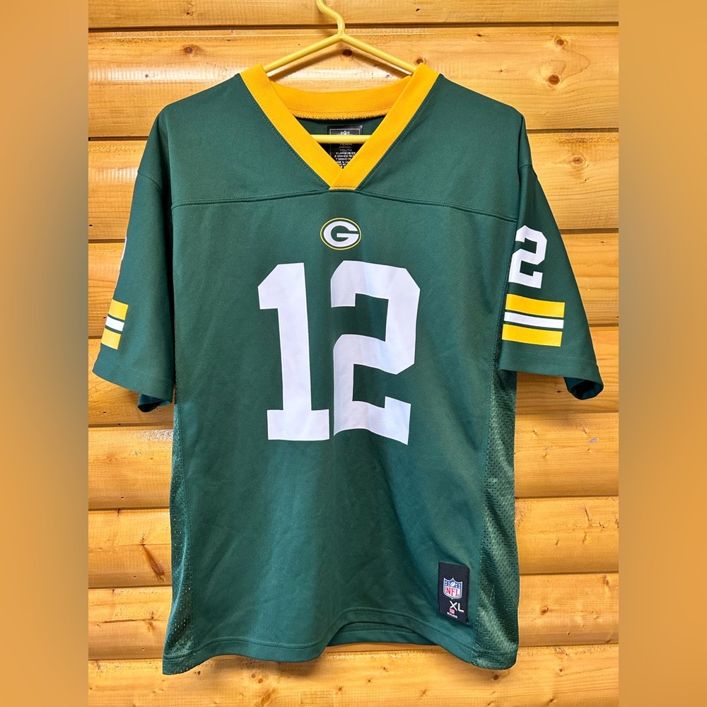 NFL Apparel Green Bay Packers Aaron Rodgers Jersey Youth XL